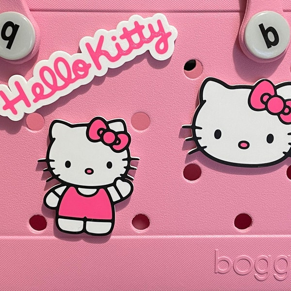 Hello Kitty Bogg Charm-Sanrio Bogg Charms-Kitty Bogg Charm-Hello Kitty Bogg Bit-Kawaii Bogg Charm-Cat Bogg Charm