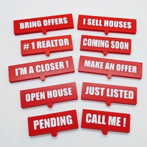 Real Estate Card Display Rider-Custom Real Estate Rider-Real Estate Card Holder-Realtor Card Display-#1 Realtor