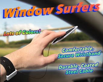 Window Surfers - Keep kids entertained in the car! Great gift, reward, or stocking stuffer!