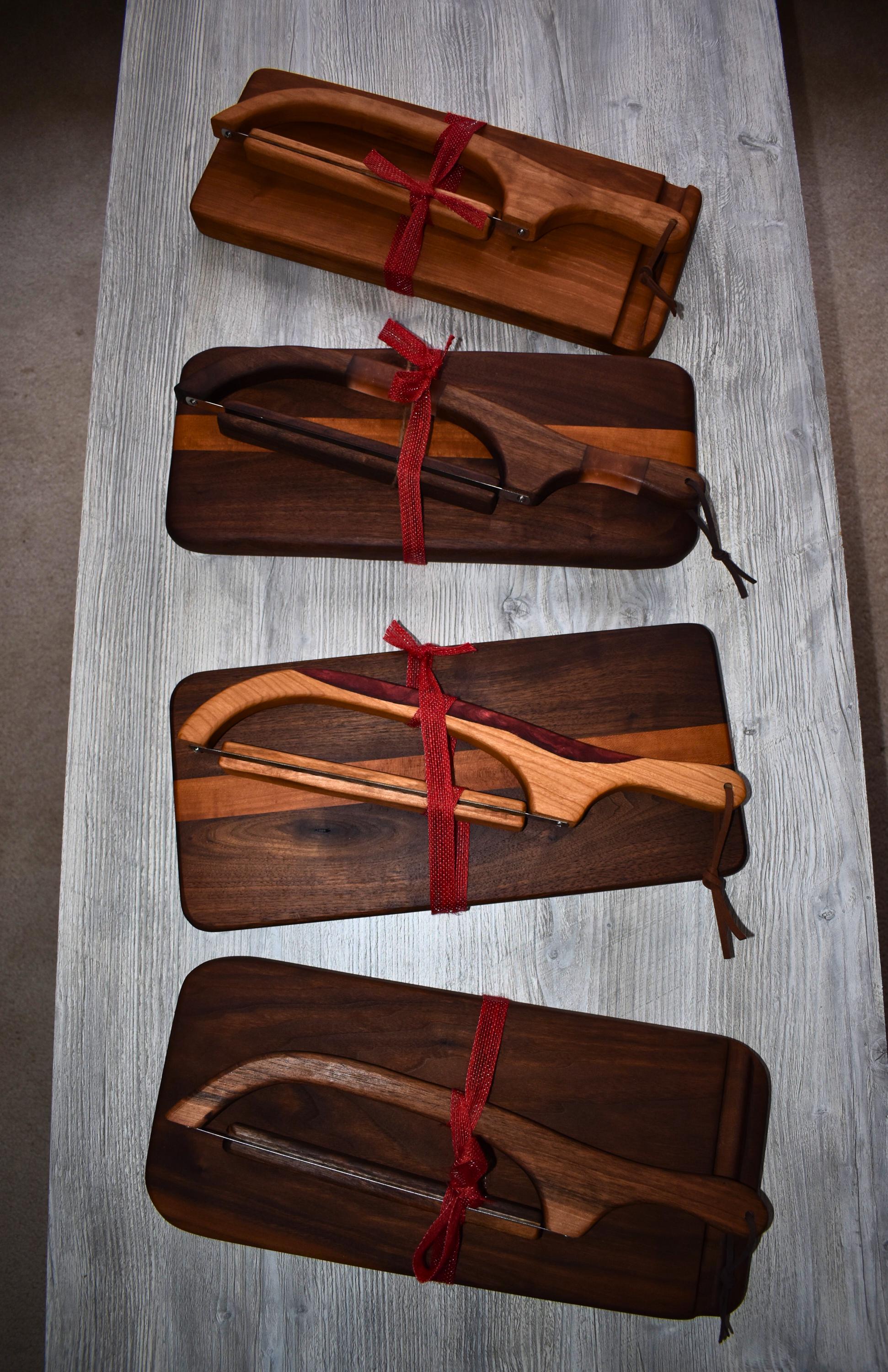 Bread Knife Cutting Board Set - Etsy