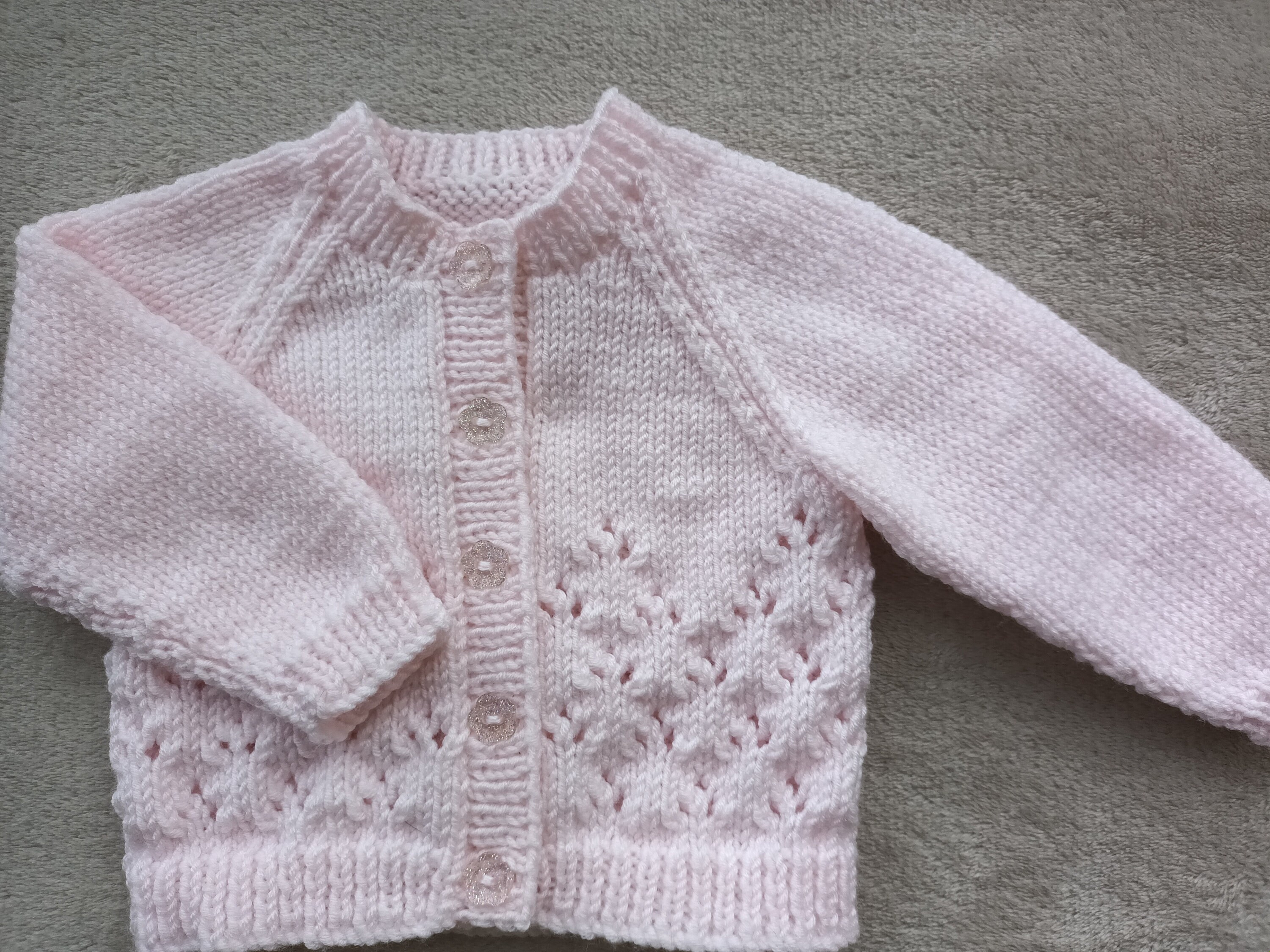 Girls pale pink cardigan deals