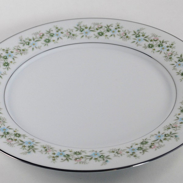 Noritake “Savannah” #2031 (1969-1991, platinum rim) 10.5” dinner plate