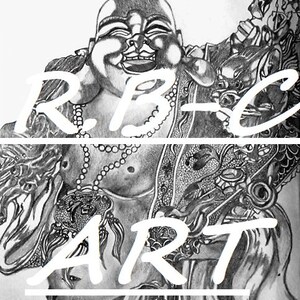 Laughing Buddha ~ BLACK & WHITE ~