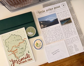 GENNAIO 2026 Snail Mail Club - Abbonamento Little Atlas Post - Miele fatto a mano