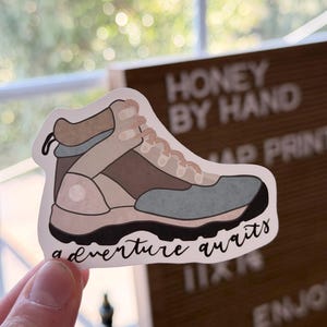 Hiking Boot Sticker - Outdoorsy Sticker