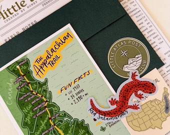 FEBRUARY 2026 Snail Mail Club - Little Atlas Post Mail Club Subscription - Honey by Hand