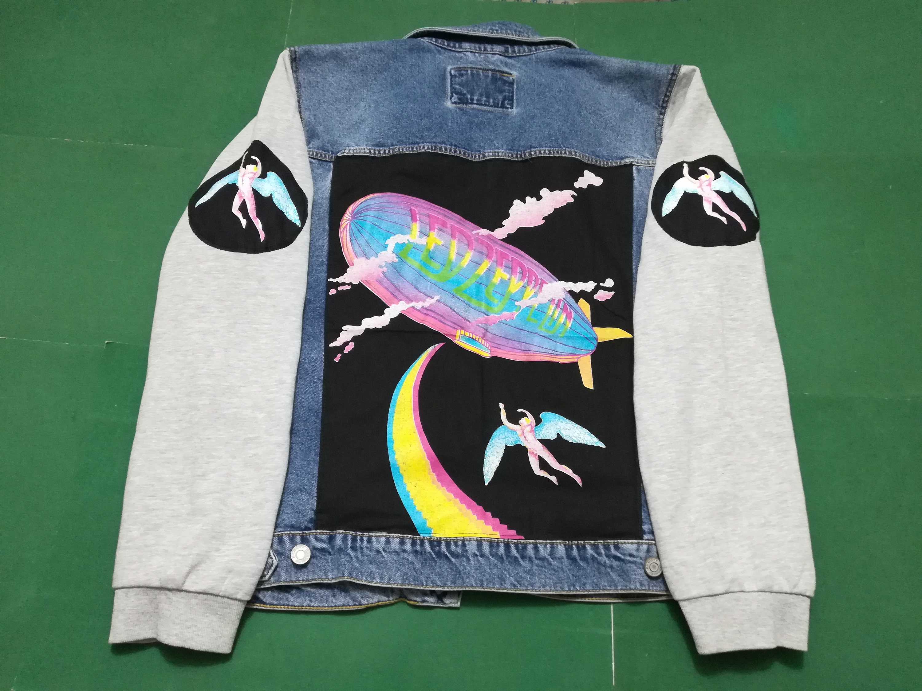 led zeppelin denim jacket