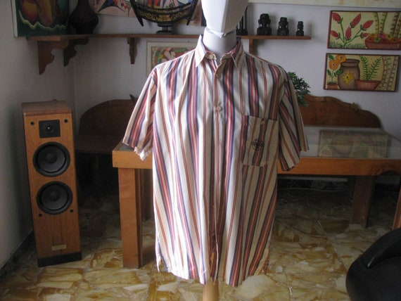 Vintage Shirt - 3 Different CAMICE Men short sleev