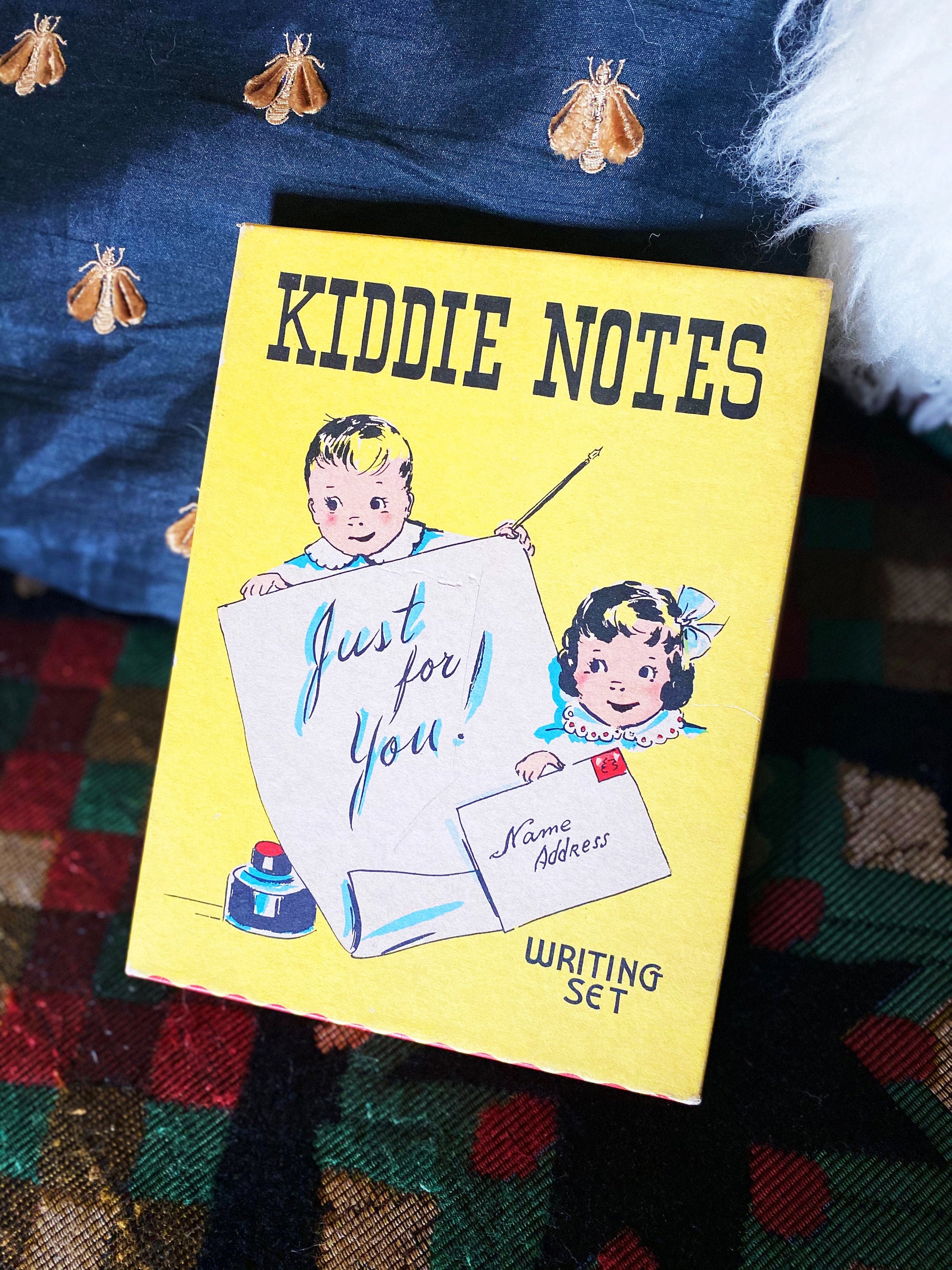 Vintage 1940s/50s Children's Stationery Writing Set Etsy