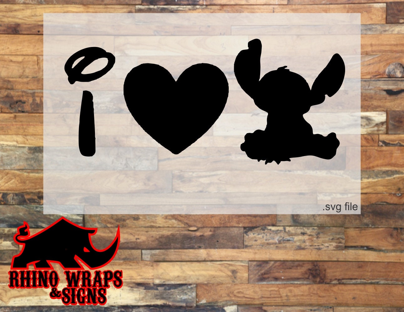I Love Stitch Disney Svg Vector File Etsy