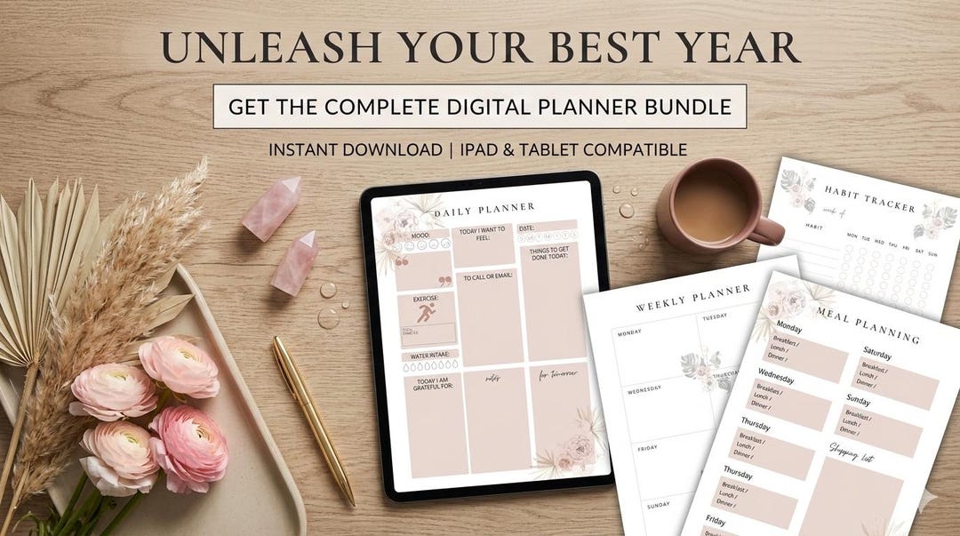 Mental Load Management Bundle: Mom Brain Reset Planner & Life Organizer ...