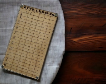 Five Crowns Score Card