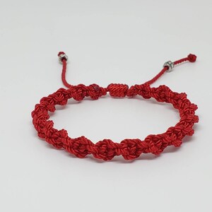 Twisted Macrame Bracelet: Handmade Woven Nylon Jewelry