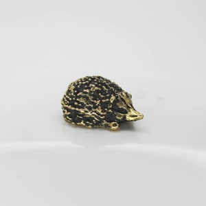 Aorvoras Solid Brass Hedgehog Figurine - Decorative Desktop Sculpture - View #12