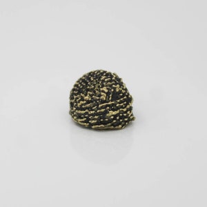 Solid Brass Hedgehog Figurine Animal Statue Toy Ornament Miniature Gift Tea Pet