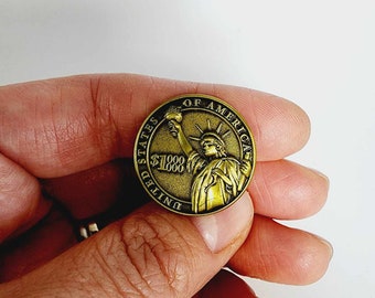 One Million Dollars Lucky Coin Zinc Alloy