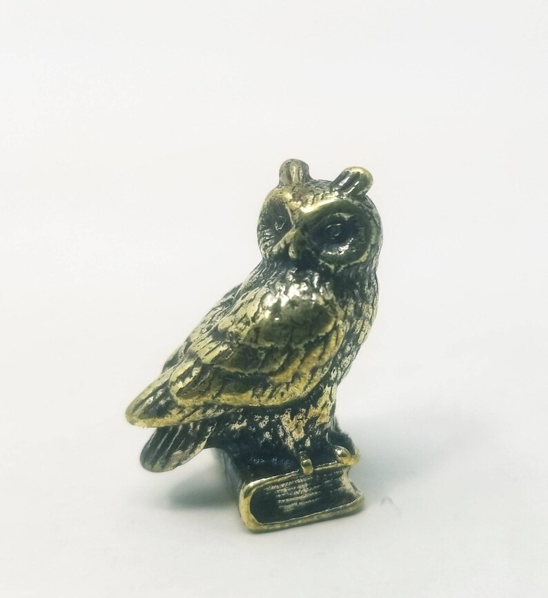 Brass Cute PIG Miniature Charm Figurine Vintage Lucky Collectible Statue Annimal