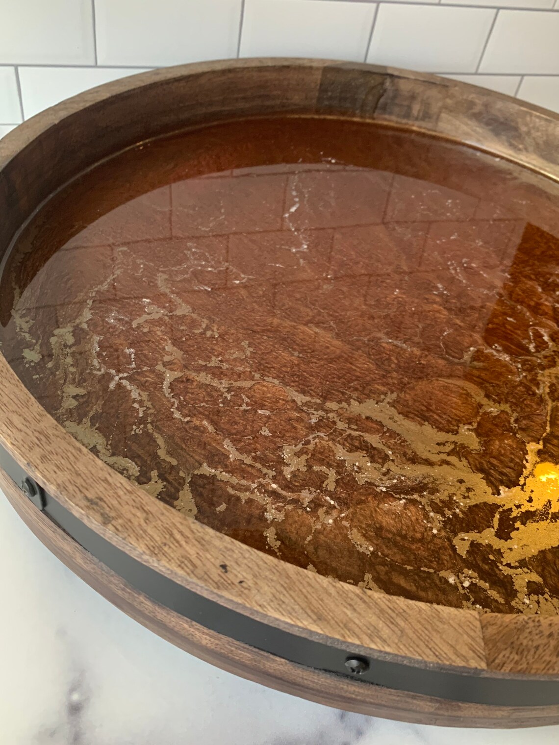 Dekorative faule Susan Mango Holz und Stahl große | Etsy