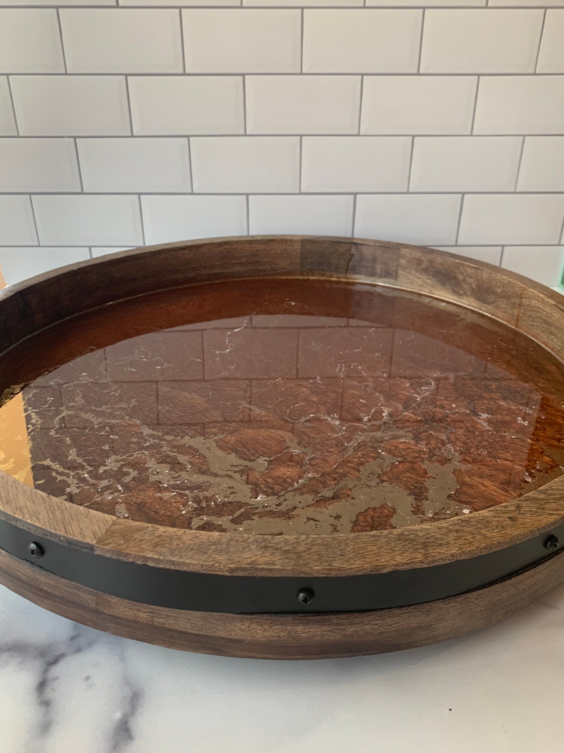 Dekorative faule Susan Mango Holz und Stahl große | Etsy