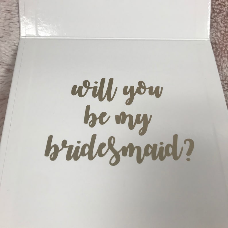 personalized bridesmaid proposal gift box bridesmaid thank you gift small white gift box