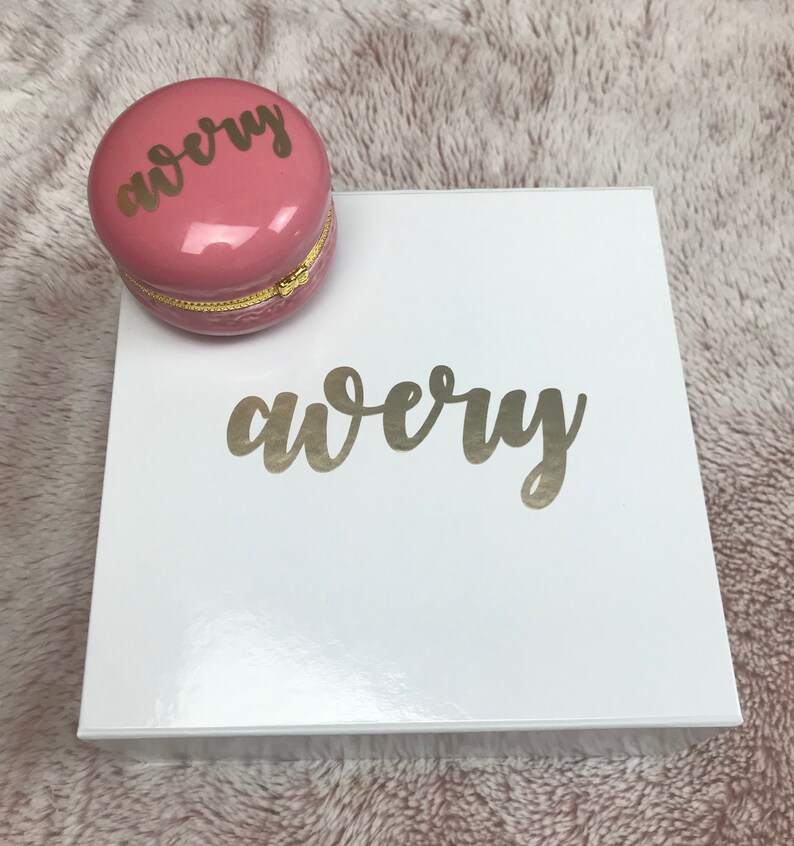personalized bridesmaid proposal gift box bridesmaid thank you gift small white gift box