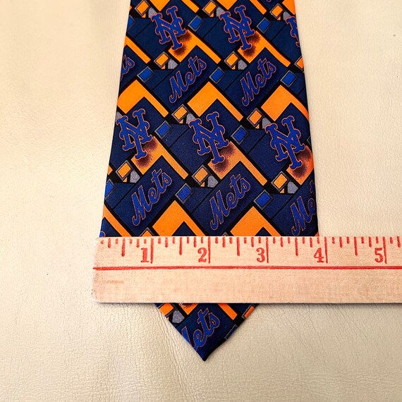 NY Mets Necktie, Baseball Tie, Bright Orange, MLB… - image 7