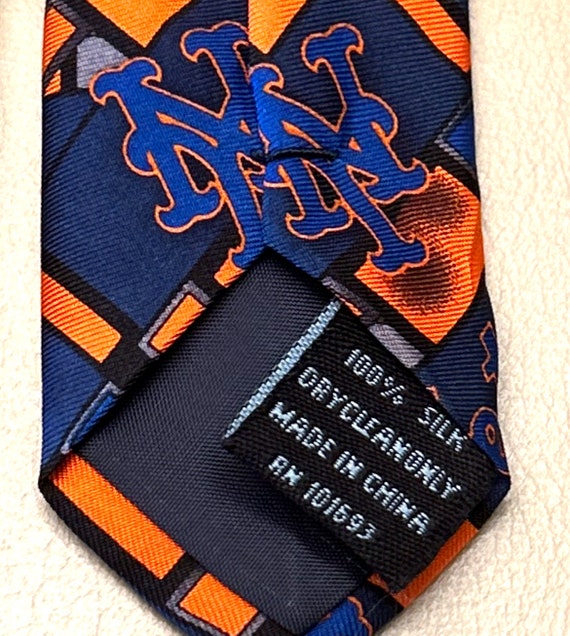 NY Mets Necktie, Baseball Tie, Bright Orange, MLB… - image 6
