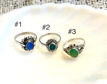 70s Silver Ring, CHOICE OF  ONE,  Southwest Boho