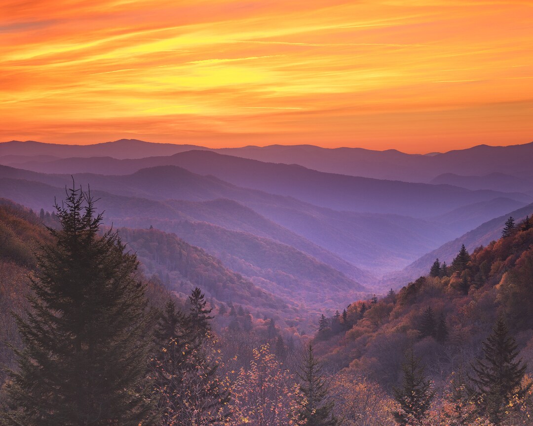 Blue Ridge Mountain Photography Prints Great Smoky Mountains Etsy