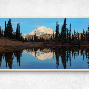 Mount Rainier Wall Art, Mt Rainier Print, Washington Wall Art, PNW Mountain Picture, Mount Rainier Canvas