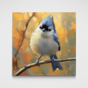 Tufted Titmouse Bird Wall Art