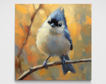 Tufted Titmouse Bird Wall Art