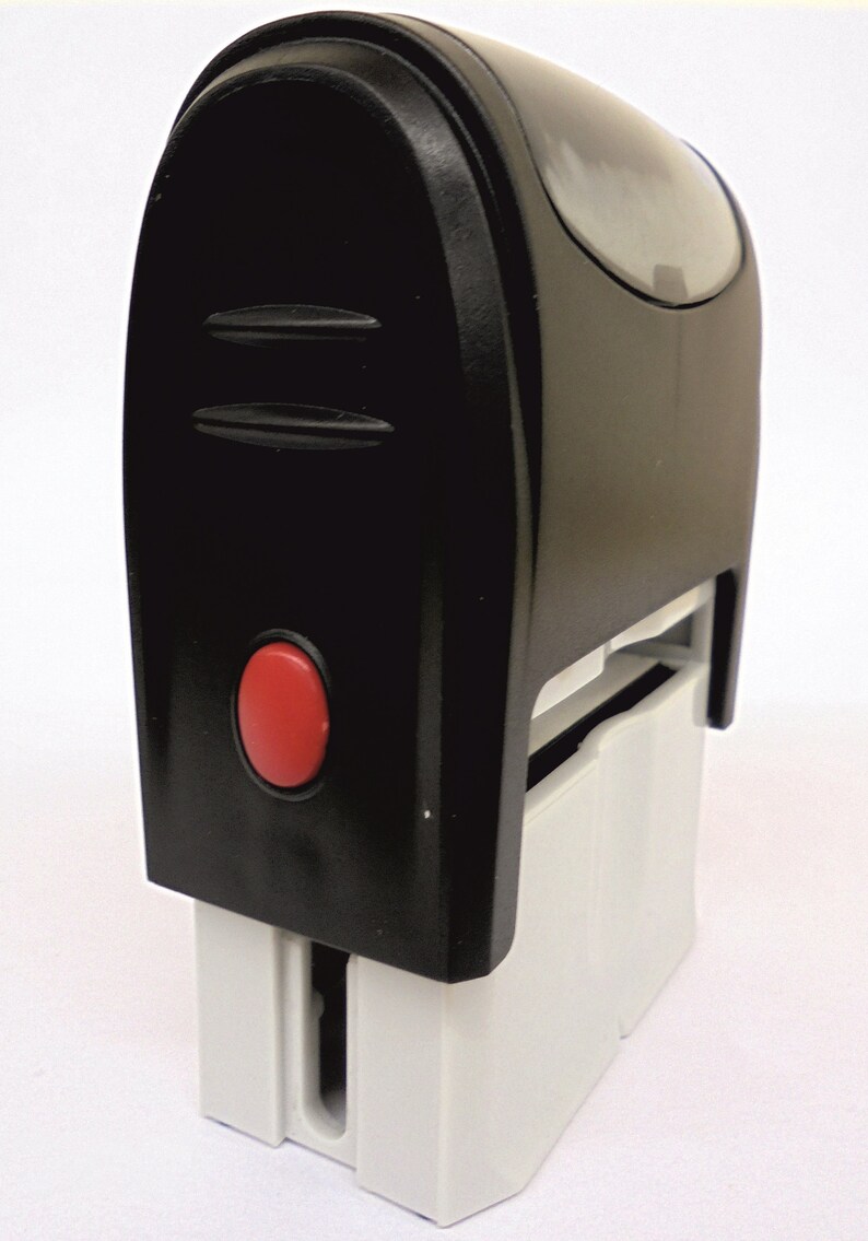 Personalised self inking rubber stamp Post Office Fad Number Etsy