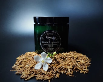 Sandalwood & Jasmine , Natural Incense Blend