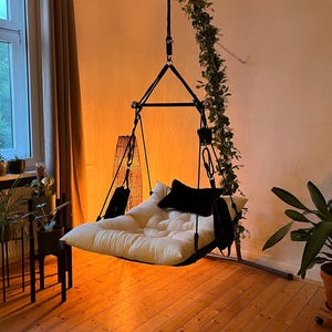 Sex Swing in cozy living room