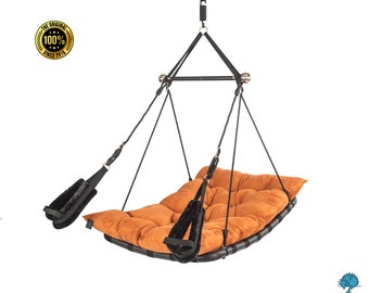 Luxury love swing - orange-brown