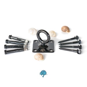 Ceiling mounting set 360-degree XXL (black) - for our love swing