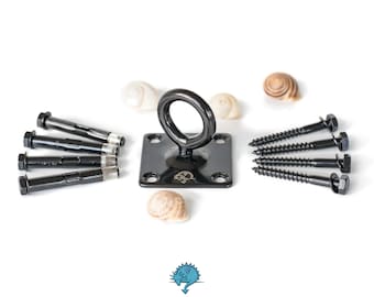 Ceiling mounting set 360-degree XXL (black) - for our love swing