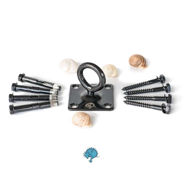 Ceiling mounting set 360 degrees XXL (black) - for our love swing