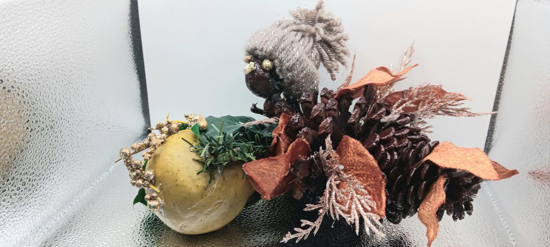 Handmade Partridge in a Pear Tree Christmas Ornament, Holiday Mantel ...