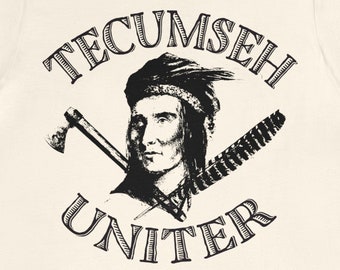 Tecumseh Premium T-Shirt Unity in Strength and Mercy Inspiration Warrior