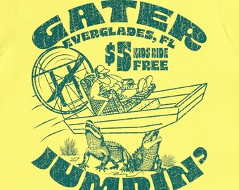 Premium-t-shirt med alligatorhoppning, Florida