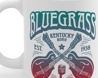 Bluegrass Mug 11 oz, Mandolin Bliss