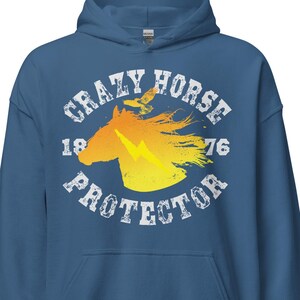 Crazy Horse Protector Fleece Hoodie, 1876, Freedom Fighter