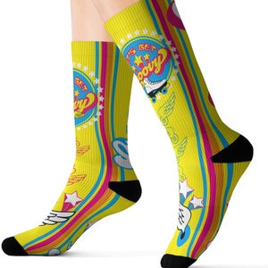 Groovy Rollschuh Socken, 70s Style, Disco, Staying Alive, Roller Derby, Roller Rink