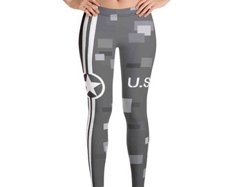 US Leggings, Veteran, Active, Supporter