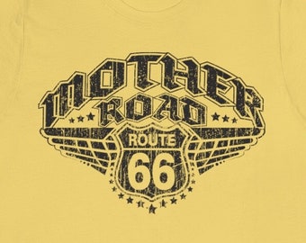 Route 66, Mother Road Premium T-Shirt, The Highway That's The Best, Road Trip