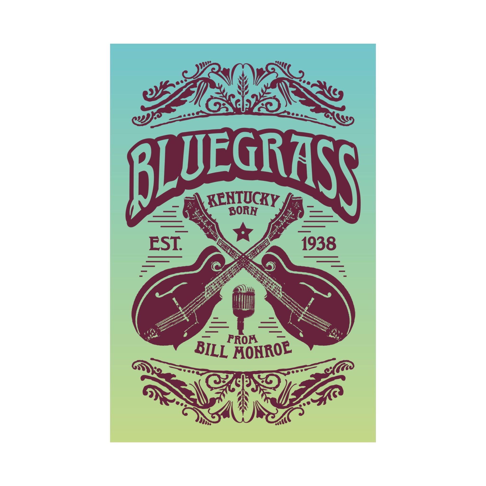 Bluegrass Music Premium Wall Art Print, Kentucky Born - Etsy, image size:2048x2048