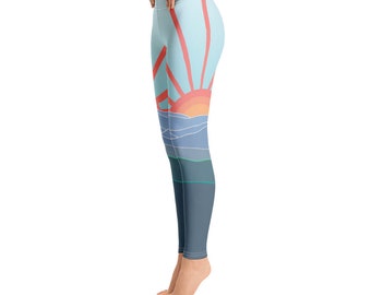 Blue Ridge Mountains Premium Leggings, Appalachian Trail, East Coast Cool Gift, Georgia, Carolina, Tennessee, Virginia