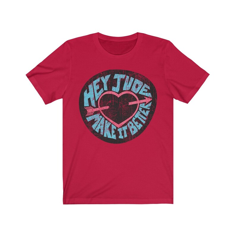 Hey Jude Premium T-Shirt / The Beatles Gift Song Lyrics | Etsy